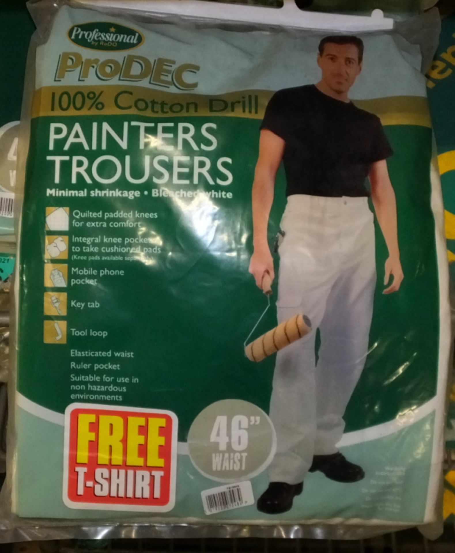 ProDec cotton painter trousers - 46 inch waist - 4 pairs - Image 2 of 2