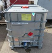 1000 LTR IBC container in frame