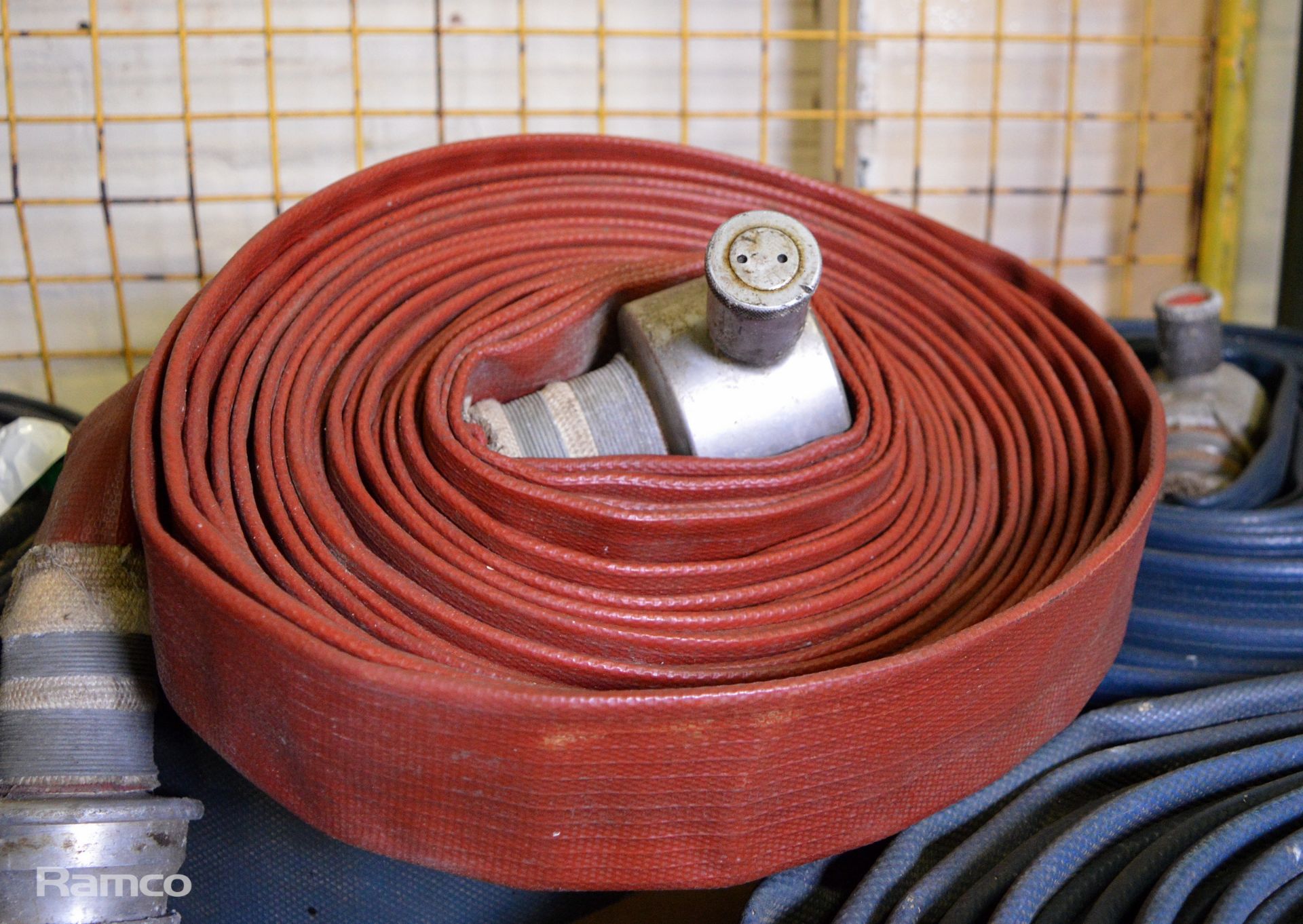 7 reels of Layflat fire hose - Image 2 of 4