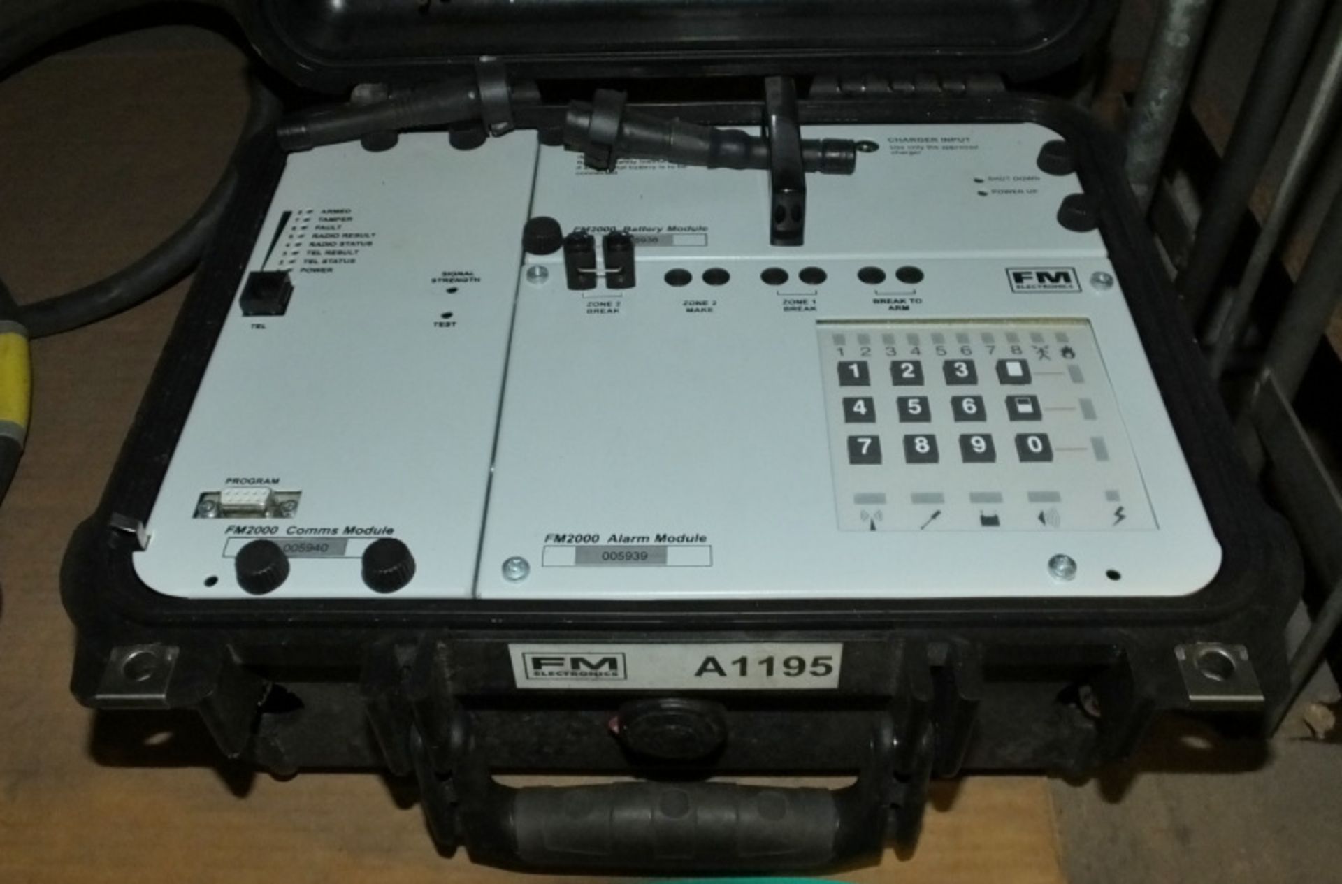 FM electronics FM2000 alarm module in peli case - Image 2 of 3