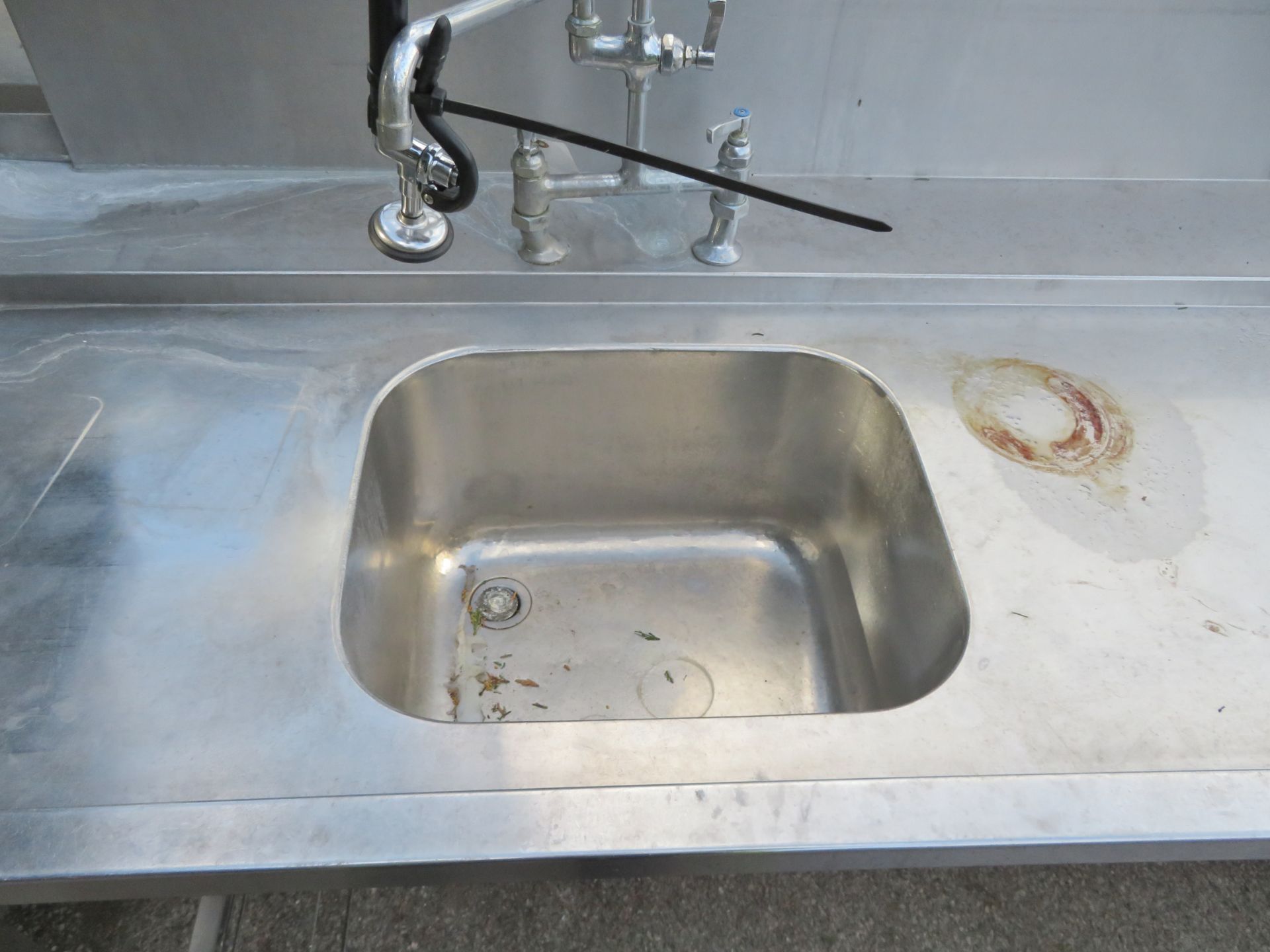 Sink unit with tap and hose 185 x 80 x 85cm (190 inc tap) - Bild 4 aus 6