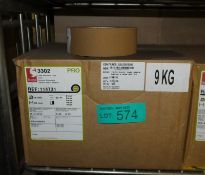 Scapa Tape 3302 - Buff Tan - 50mm x 50M - 16 rolls per box - 2 boxes