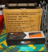 5x RAC 14pc combination spanner sets