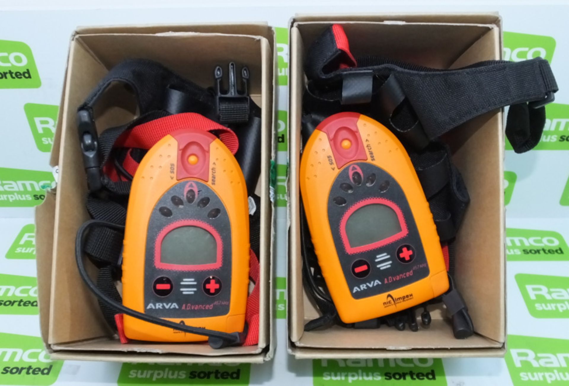 2x Arva avalanche transceivers