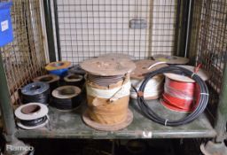 Various size electrical cable