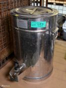 Stainless steel large tea urn