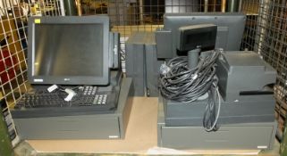 2x NCR Shop Register Electronic Tills With Barcode Function