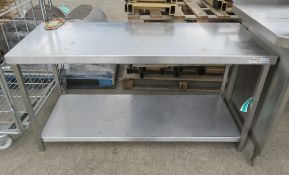 Stainless Steel Catering Worktop L 1500 x 600 x H 900mm