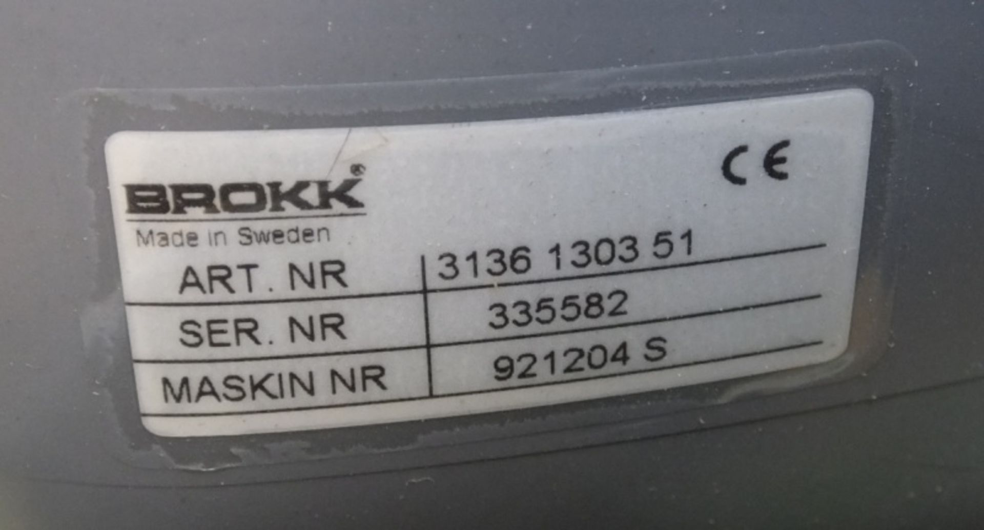 Brokk remote control unit - Art no 3136 1303 51 - serial 335582 - Maskin nr 921204 S - Image 5 of 6