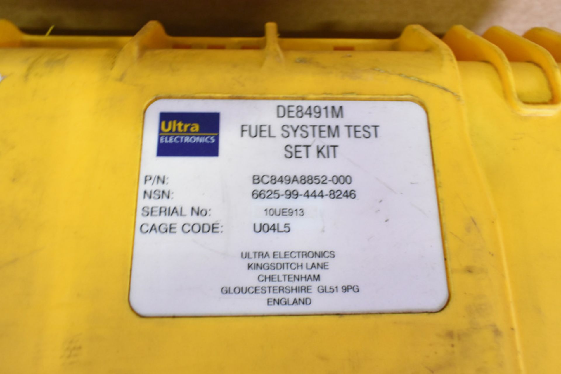 Ultra Electronics DE8491M Fuel System Test Set Kit - Image 2 of 4