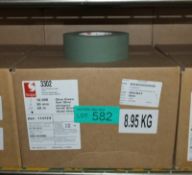 Scapa Tape 3302 - Olive Green - 50mm x 50M - 16 rolls per box - 2 boxes