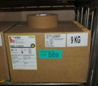 Scapa Tape 3302 - Buff Tan - 50mm x 50M - 16 rolls per box - 2 boxes