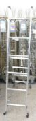 Abru Multi Adjustable Aluminium Ladder / Stepladder