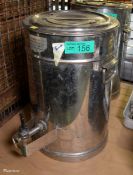 Stainless steel large tea urn
