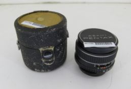 Asahi SMC Takumar 1:1.8/55 Lens With Case L 60 x W 60 x H 60mm