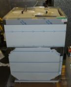 Parry GDFP Gas double pedestal fryer 600 x 790 x 970mm