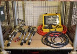 Weber hydraulic equipment, 6x Cutters, hose, controller