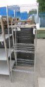 Chrome Catering Adjustable Wire Rack L 600 x W 500 x H 1800mm