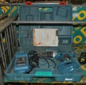 Makita 8443D 18v Drill With Battery Charger In Case - NO BATTERY