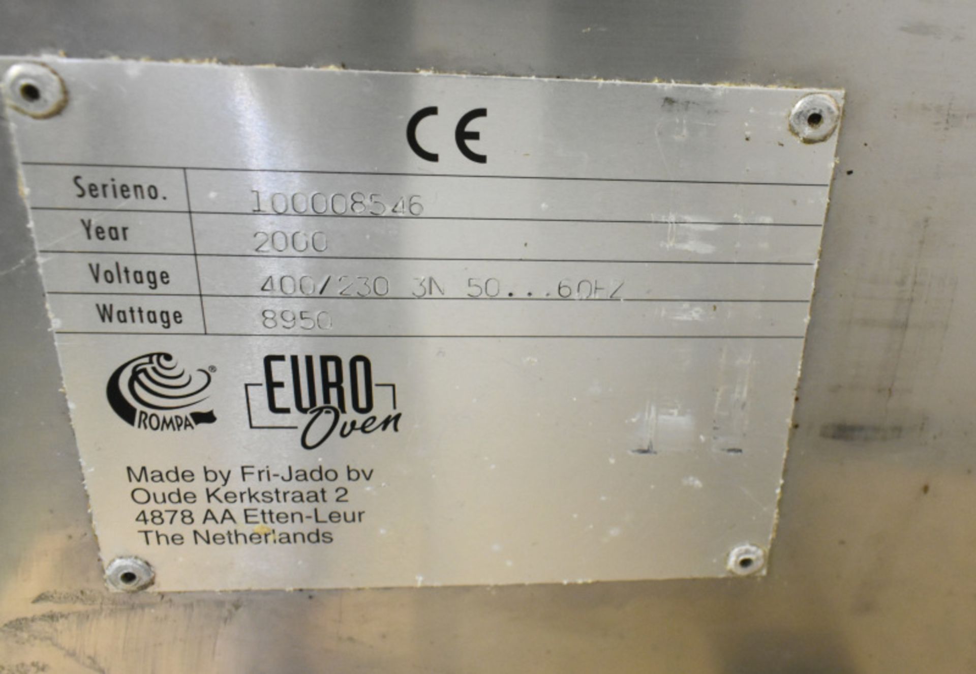 Euro bakery oven L 91 x W 73 x H 87cm - Image 5 of 6
