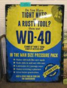 700mm x 500mm sign- WD-40