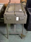 Field cooker unit - 4 burner - fold out table