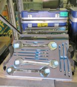 Medium Fibreglass Toolbox With Tools - Incomplete