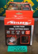 Neilsen Ultra Thin cutting discs - 20 per box - 5 boxes