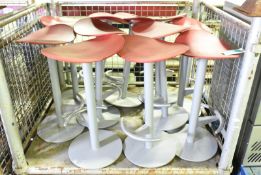 11x Breakfast bar type stools - H 70cm