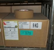 Scapa Tape 3302 - Buff Tan - 50mm x 50M - 16 rolls per box - 2 boxes