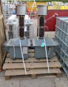 2x Voltage Transformers - 1 Phase 33kV 110v