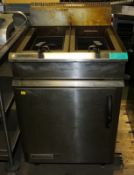 Moorwood Vulcan Twin Deep Fat Fryer L 600 x W 780 x H 1020mm