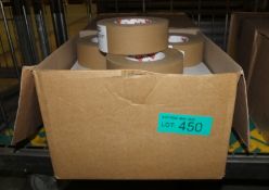 Scapa 3302 Buff Tan Linen Tape - 50mm x 50m rolls - 16 Per Box - 2 boxes