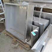 Stainless Steel Commercial Extractor Cover L 1350mm x W 495mm x H 310mm