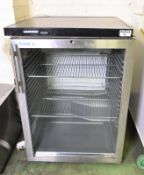 Liebherr Pro-line R600A glass fronted fridge L 60 x W 60 x H 85cm