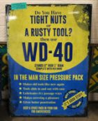 700mm x 500mm sign - WD-40