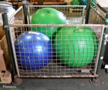 2x Theraband Exercise balls 85cm, Apollo Exercise ball 75cm