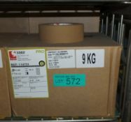 Scapa Tape 3302 - Buff Tan - 50mm x 50M - 16 rolls per box - 2 boxes