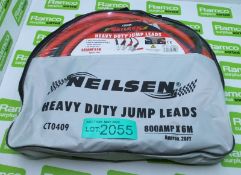 Neilsen heavy duty jump leads - CT0409 - 800amp x 6M