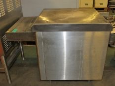 Stainless steel Mobile Serving Counter Table L 1070 x W 700 x H 860mm