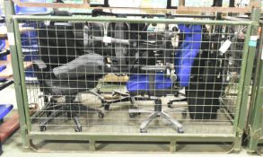 8x Various office chairs