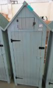 Wooden garden / tool / wood shed 80 x 55 x 180cm