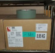 Scapa Tape 3302 - Olive Green - 50mm x 50M - 16 rolls per box - 2 boxes