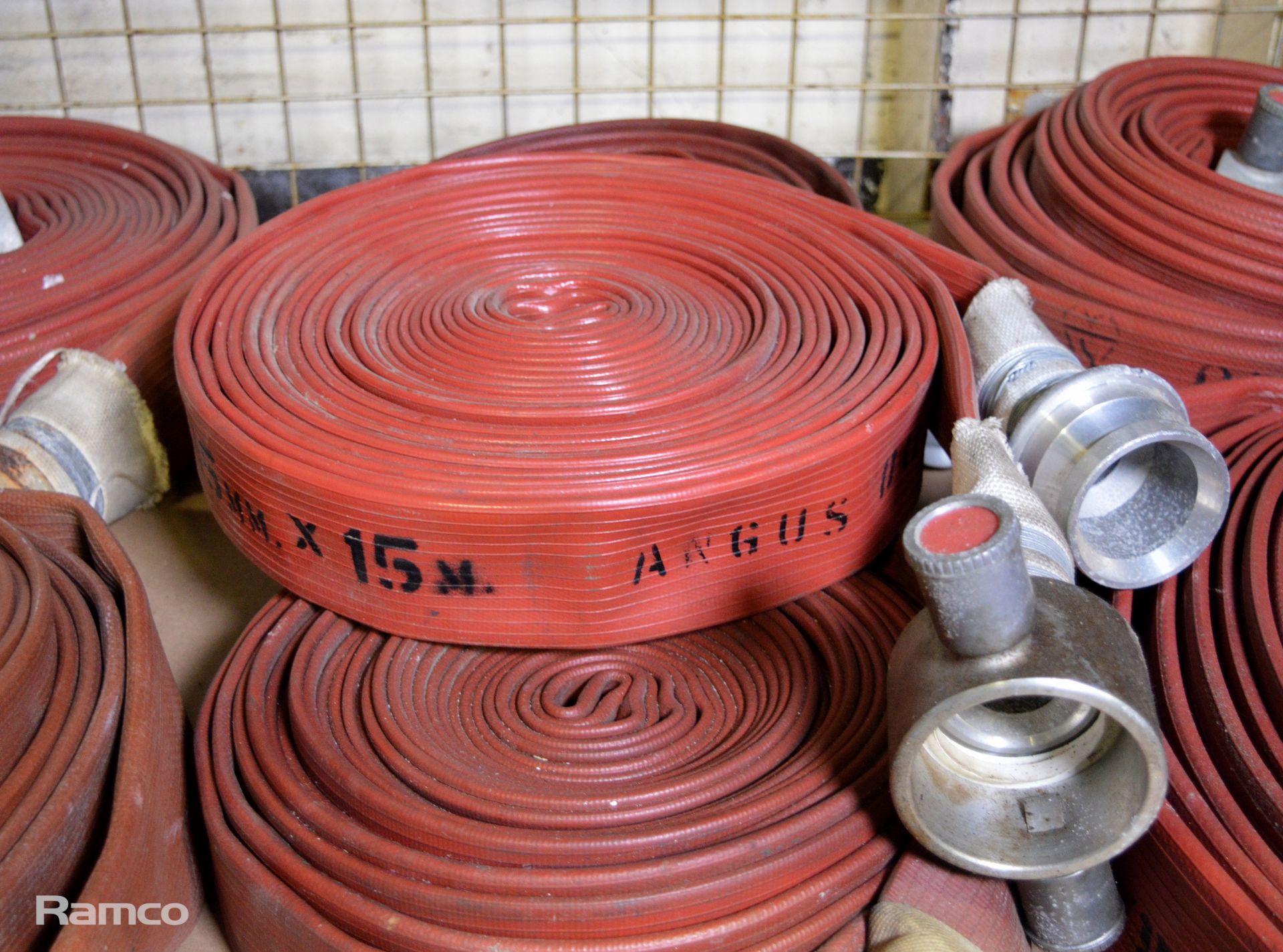 7 reels of Layflat fire hose - Image 2 of 3