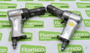 2x Medium Pneumatic Rivet Guns