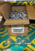 100x 22mm D shackles