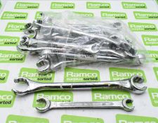 15x Various sized spanners