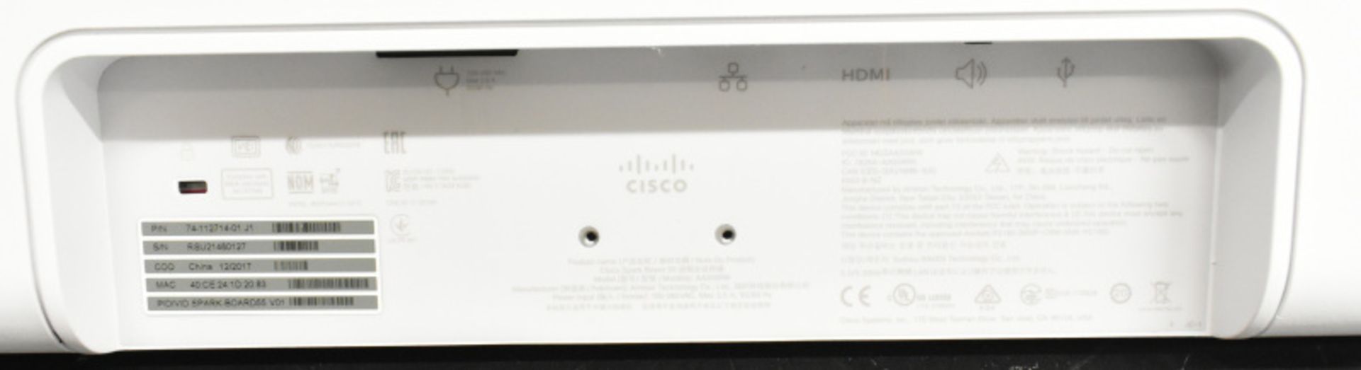 Cisco 74-112714-01 Spark-Board55 Video Conferencing Touch Screen - Image 7 of 14