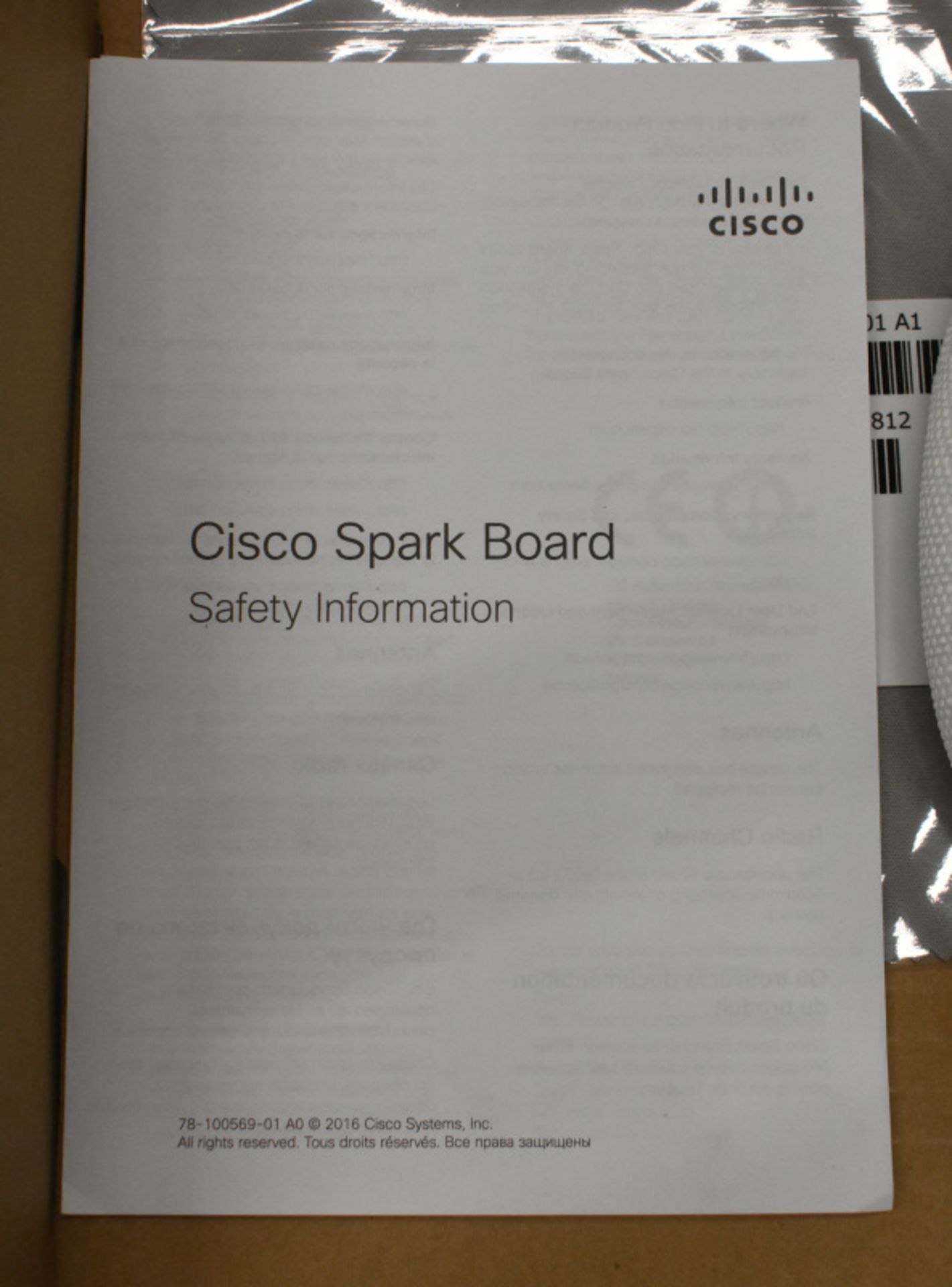 Brand New Cisco 74-112714-01 Spark-Board55 Video Conferencing Touch Screen - Image 9 of 14