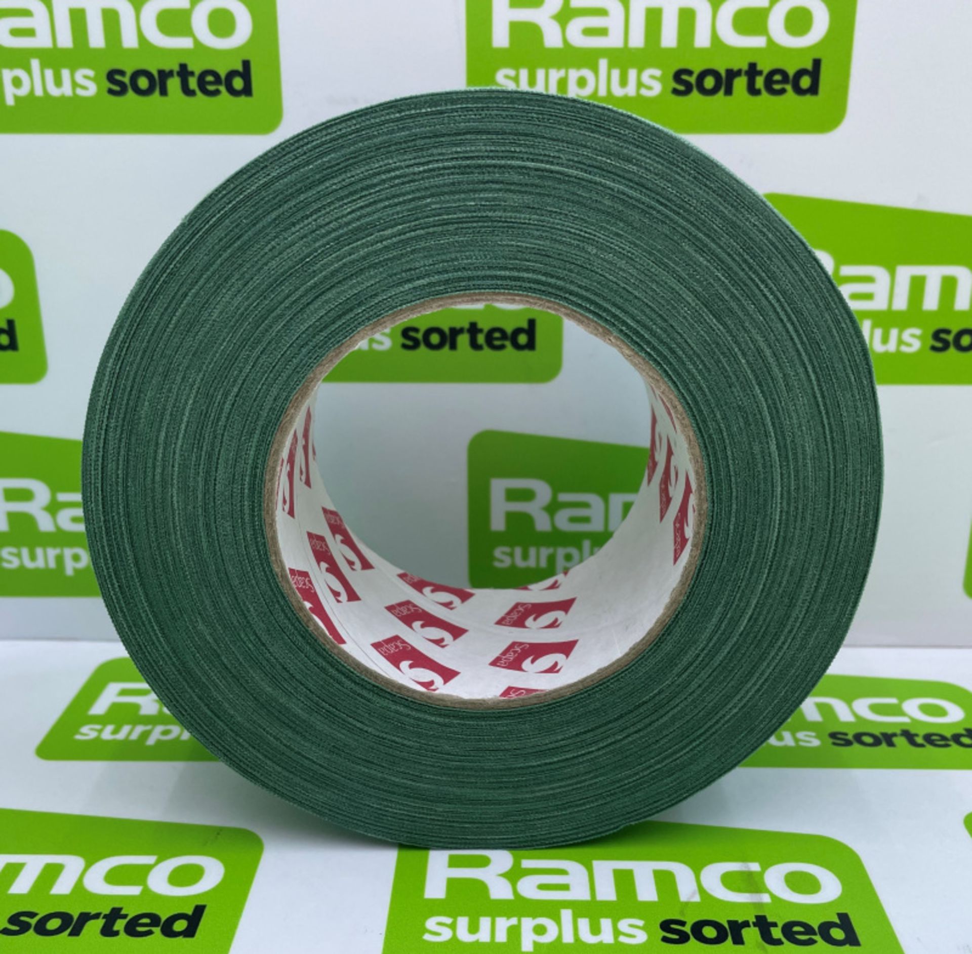 Scapa 3302 Pro Tape - Olive Green - 50mm x 50M rolls - 16 rolls per box - 33 boxes - Image 3 of 5